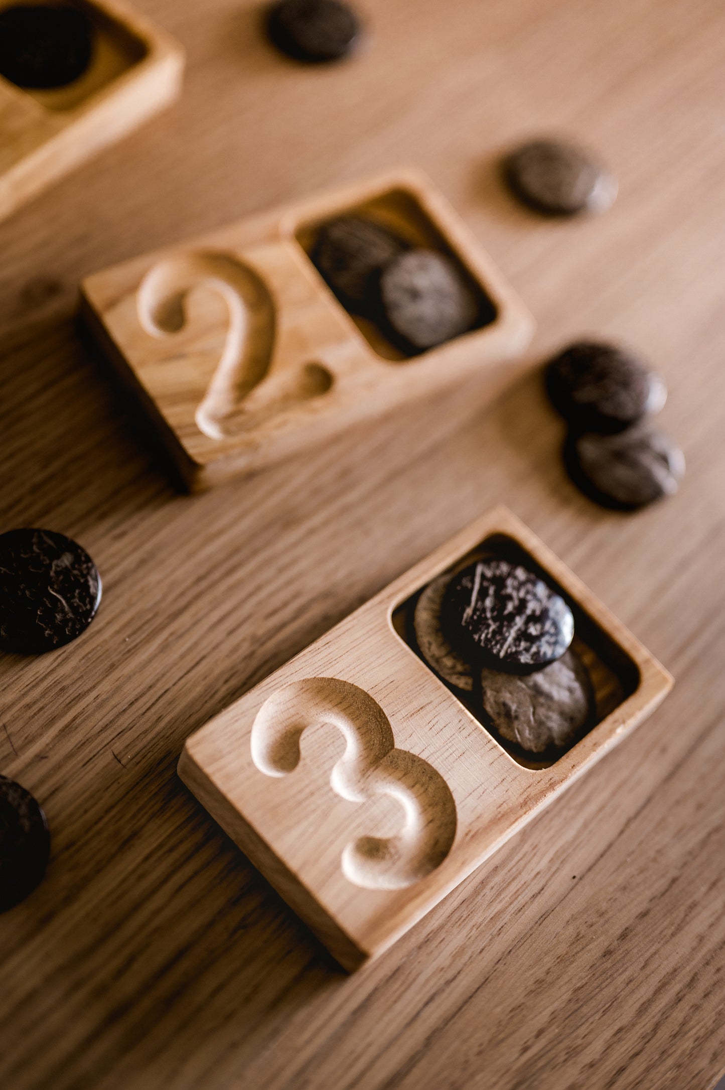 Montessori Counting and writing tray